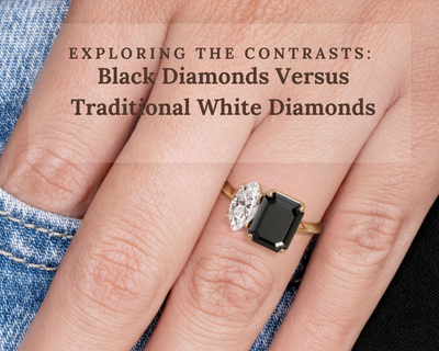 Exploring the Contrasts: Black Diamonds Versus Traditional White Diamonds