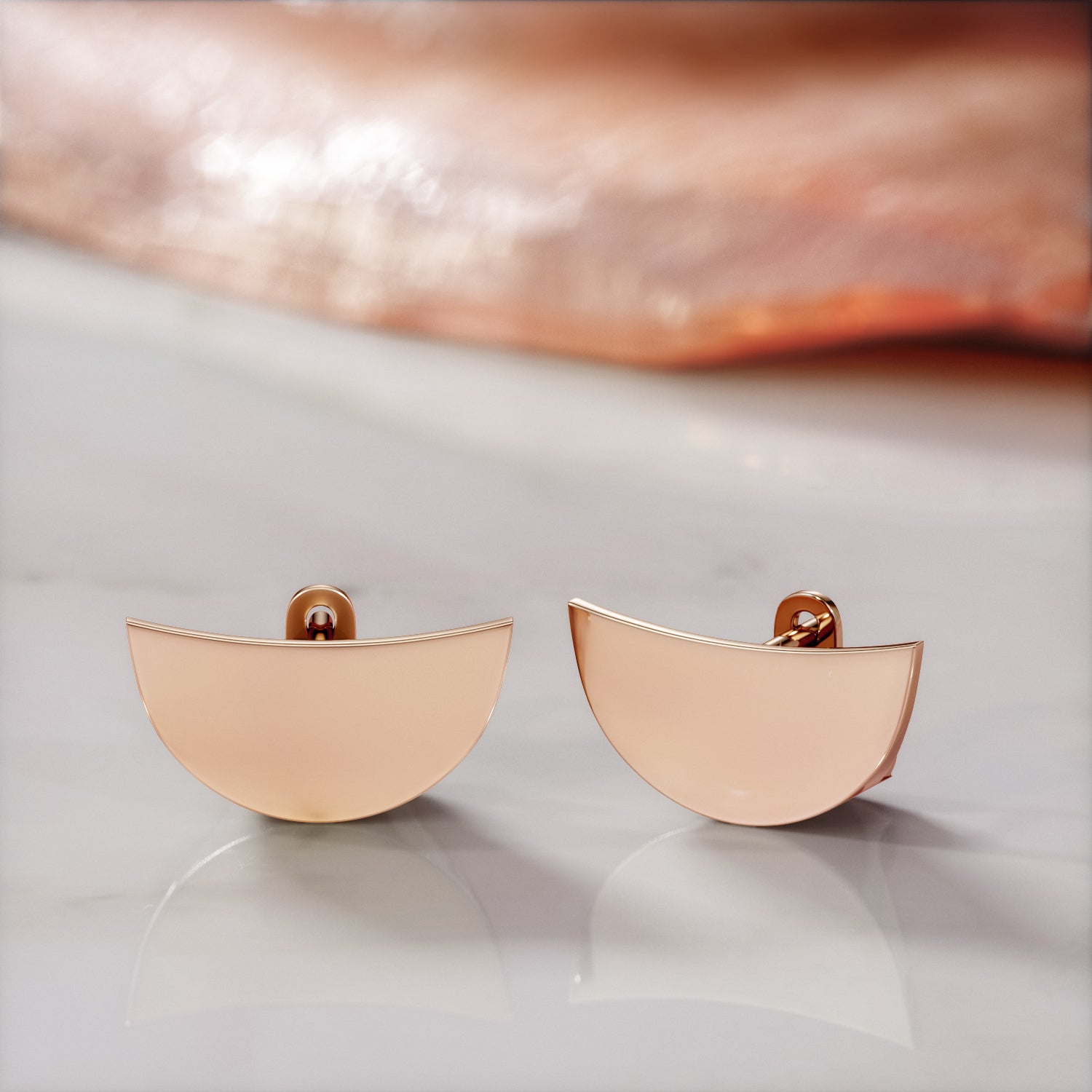 Statement 14K Yellow Gold Single Earrings