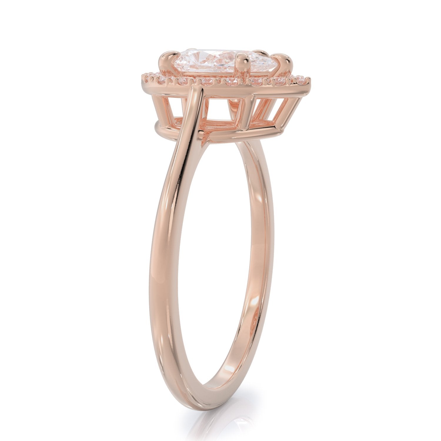 TEST Product 1 Carats Pear  Diamond Engagement Ring