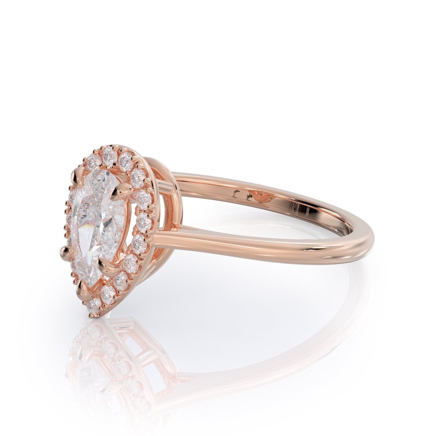 TEST Product 1 Carats Pear  Diamond Engagement Ring