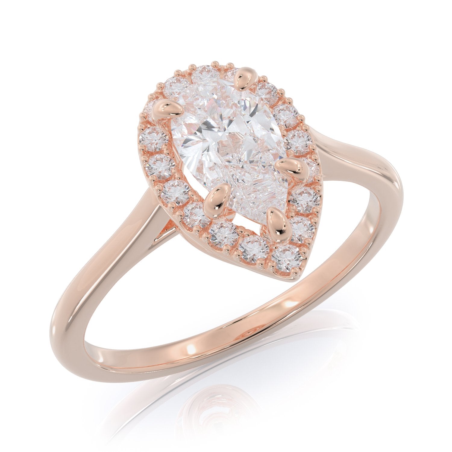 TEST Product 1 Carats Pear  Diamond Engagement Ring