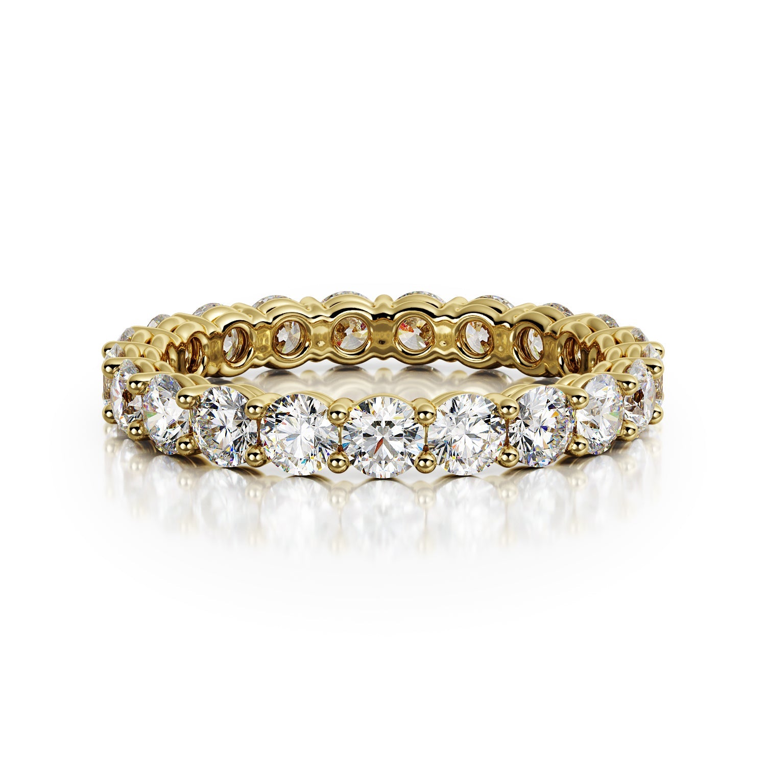 Ray Of Hope - Eternity Natural Round cut Diamond Wedding Band