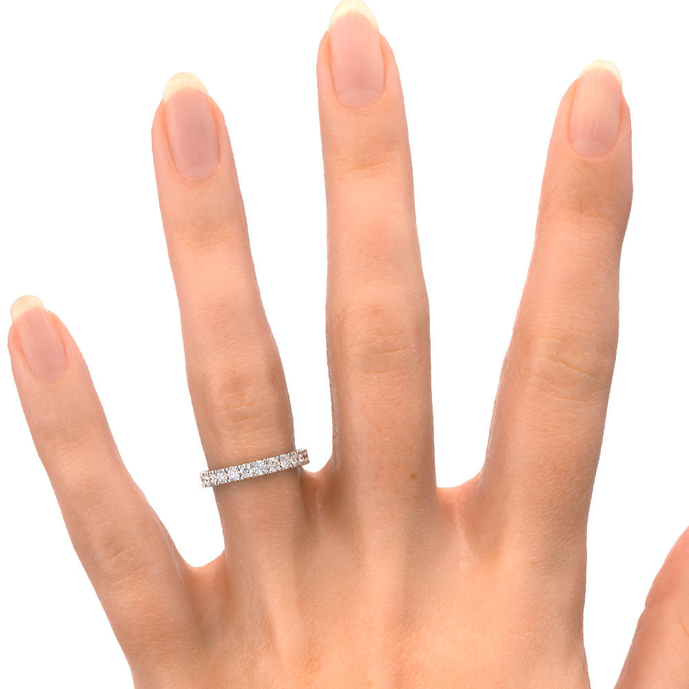 Natural Mystic - Eternity Band Natural Round cut Diamond Wedding Band