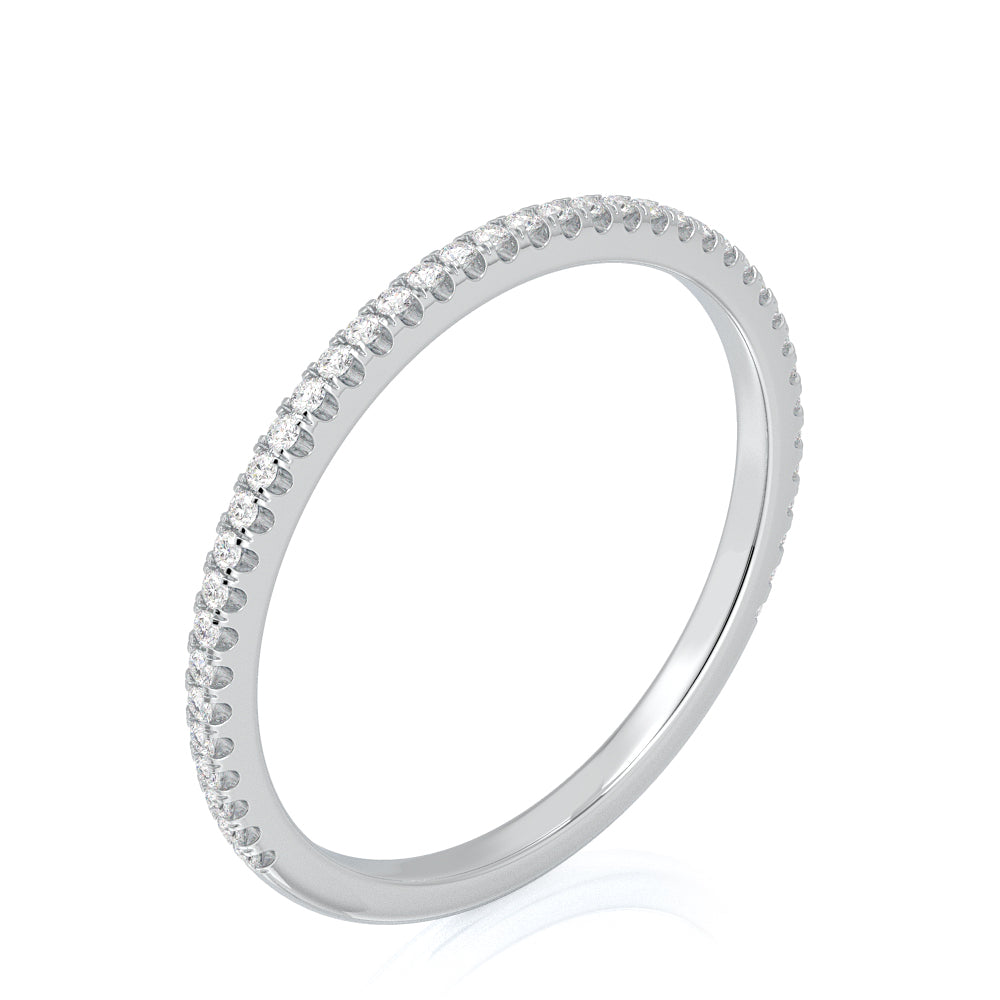 Saule - Eternity Natural Round cut Diamond Wedding Band