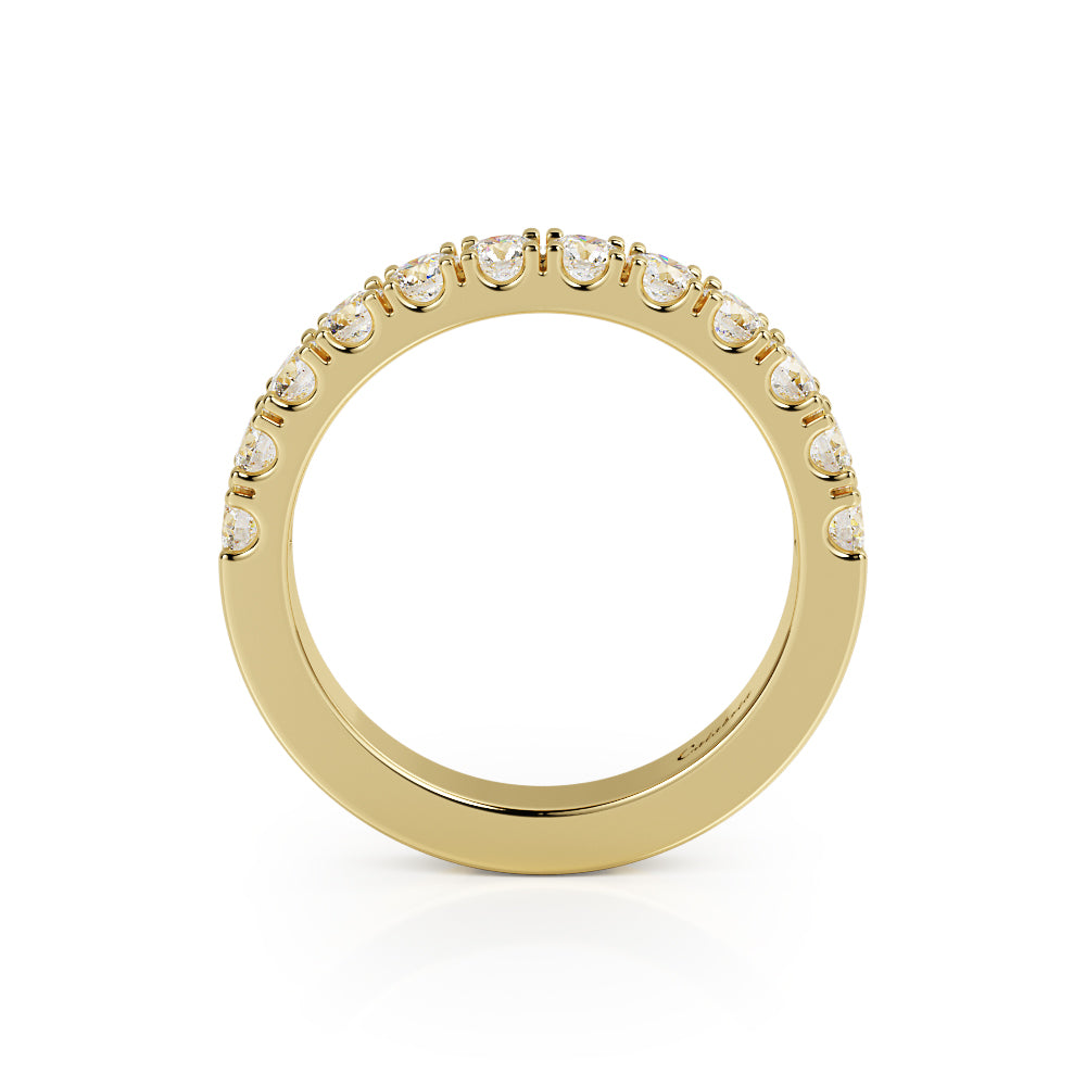 Natural Mystic Eternity Band Natural Round cut Diamond Wedding Band
