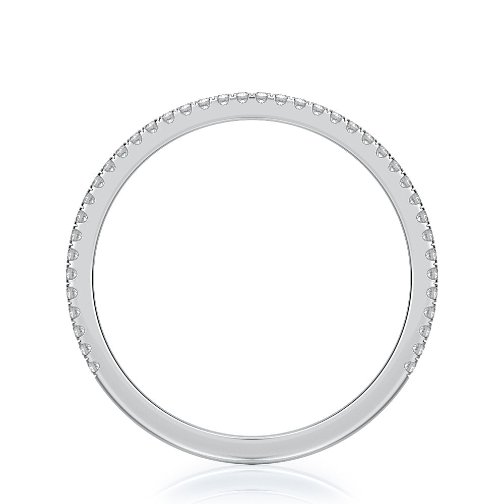 Saule - Eternity Natural Round cut Diamond Wedding Band